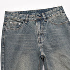 Elevate Your Style with Our High-Quality Washed Bootcut Whisker Denim Pants – Vintage Fashion Meets Casual Comfort for Every Occasion!
