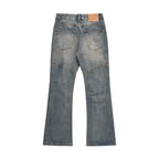 Elevate Your Style with Our High-Quality Washed Bootcut Whisker Denim Pants – Vintage Fashion Meets Casual Comfort for Every Occasion!